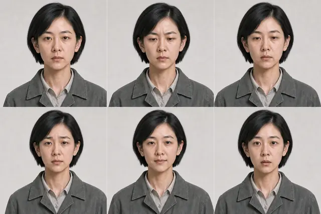 人物 · 叶文洁 · 1969大兴安岭兵团 · 表情设定