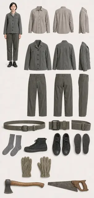 人物 · 叶文洁 · 1969大兴安岭兵团 · 服装拆解