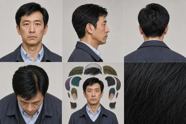 人物 · 汪淼 · 2007纳米科学家 · 发型拆解