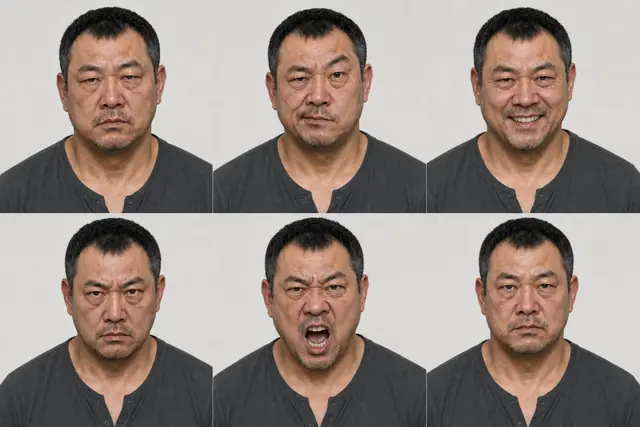 人物 · 史强 · 2007刑警与反恐专家 · 表情设定