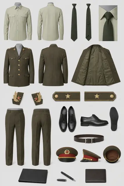人物 · 常伟思 · 2007军方负责人 · 服装拆解