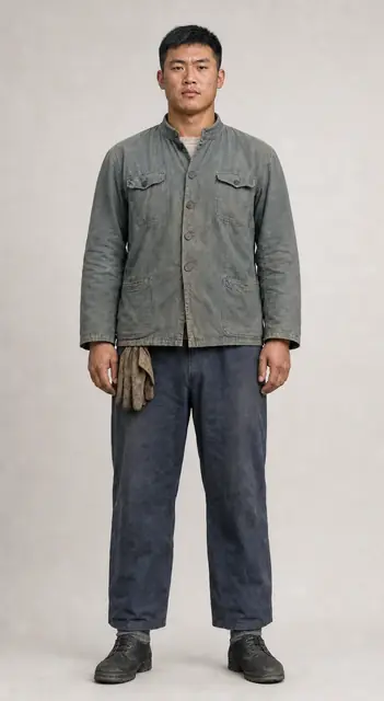 人物 · 马钢 · 1969兵团油锯手 · 正面