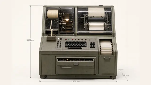 高精设备 · 红岸纸带记录与打印终端 · 正面