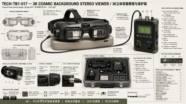 高精设备 · 3K立体观看眼镜与保护箱 · 主视觉
