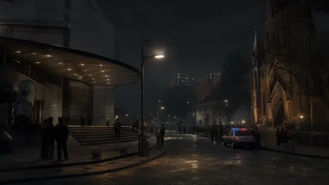 场景 · 北京天文馆与王府井教堂夜景 · 主视觉