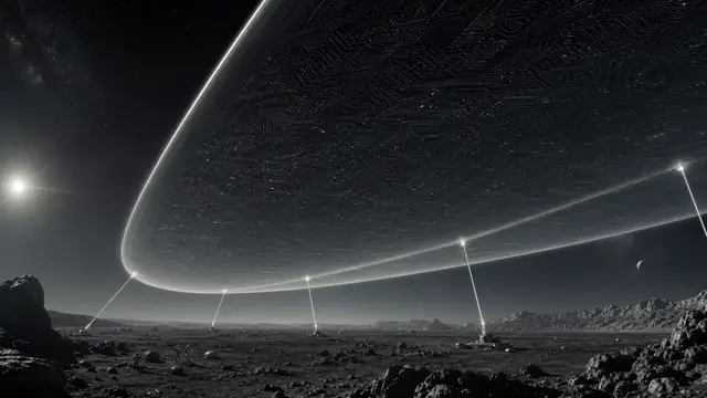 场景 · 智子展开与行星工程场 · 主视觉