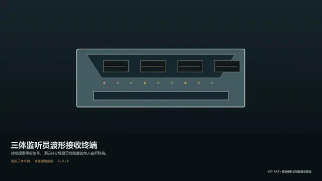 设备 · 三体监听员波形接收终端 · 主视觉