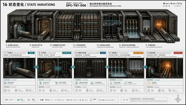 载具与特殊 · 脱水体存储与复苏系统 · 状态变化