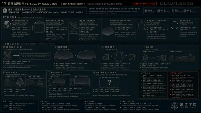 载具与特殊 · 宇宙闪烁与视网膜倒计时 · 特殊物理
